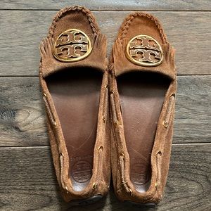 Tory Burch Alexandra suede moccasins size 8.5